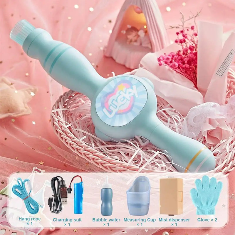 Portable LED Smoke Bubble Wand