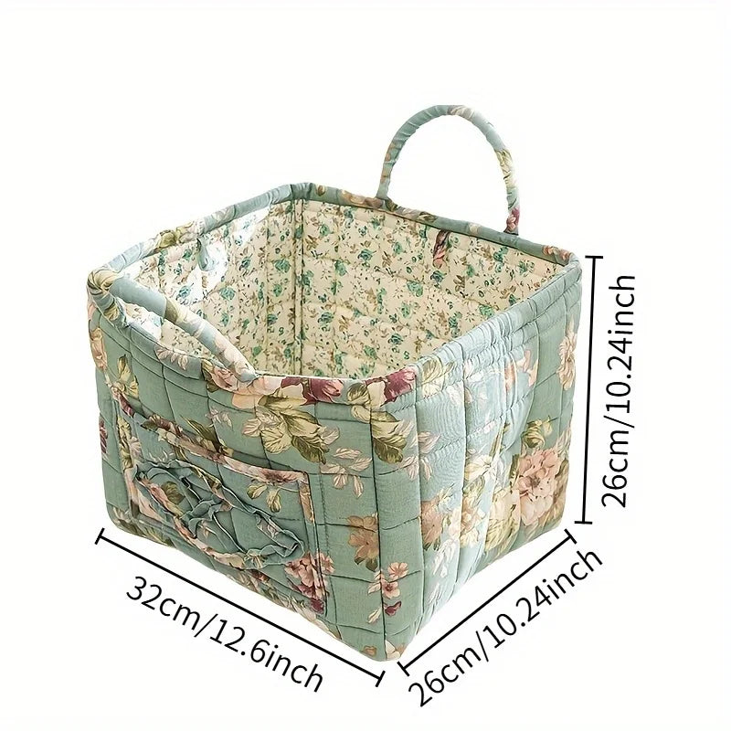 Floral Storage Bins with Handles