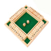 Classic Shut the Box Wooden Dice Game for Family and Friends