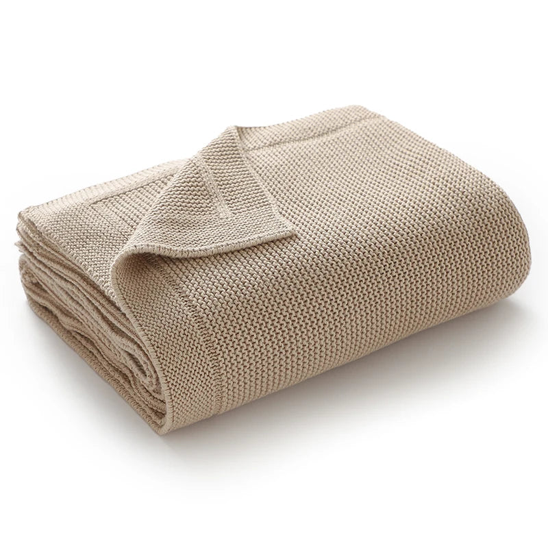 Soft Cotton Baby Swaddle Blanket – All-Season, Multi-Use