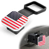 2-Inch Trailer Hitch Receiver Cover with American Flag Design
