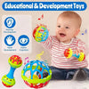 Baby Rattle Set with Spinning Beads – Sensory Toy for Infants