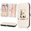 Portable Stainless Steel Manicure & Pedicure Set with Organizer Case