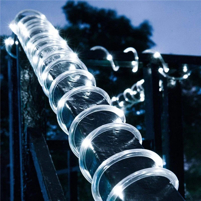 Solar-Powered LED String Lights for Outdoor Garden Decoration