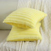 Plush Faux Fur Square Cushion Cover