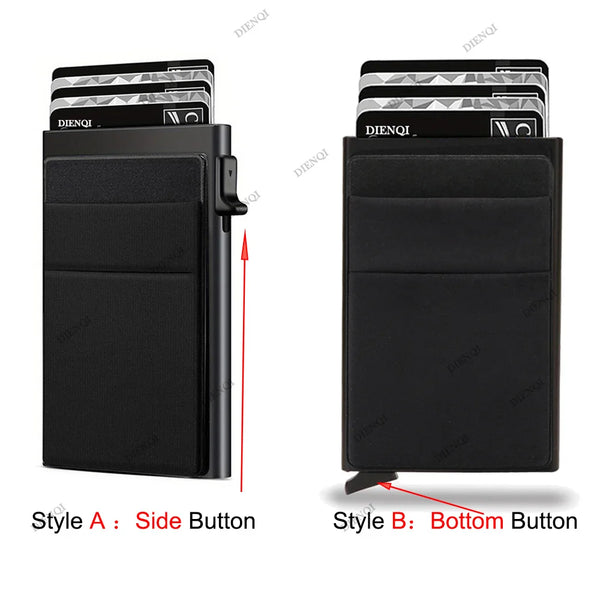 Minimalist RFID-Blocking Metal Card Wallet
