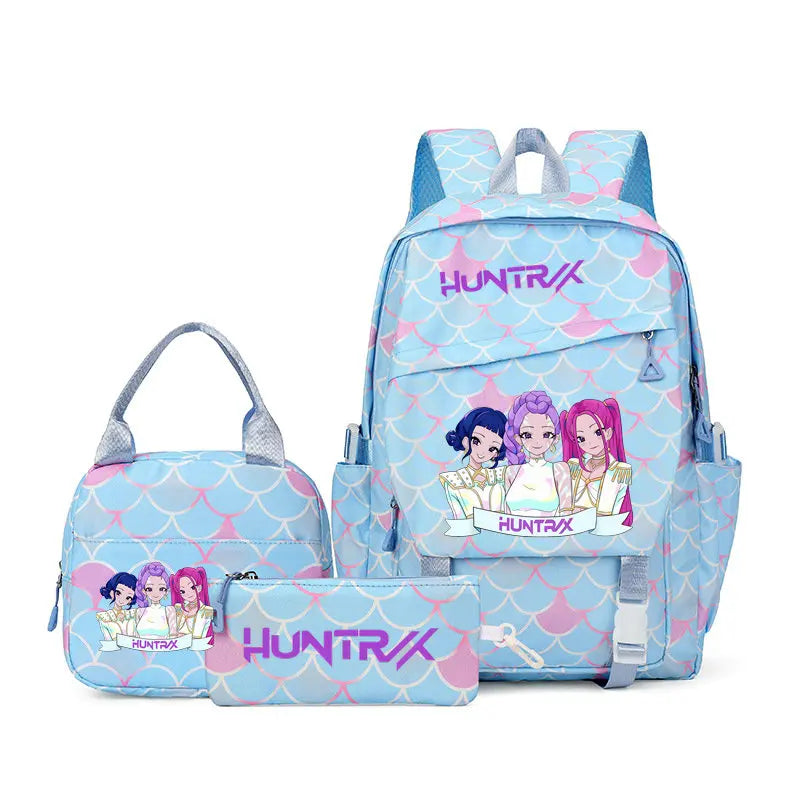 KPop Demon Hunters Backpack Set with Lunch Bag and Pencil Case