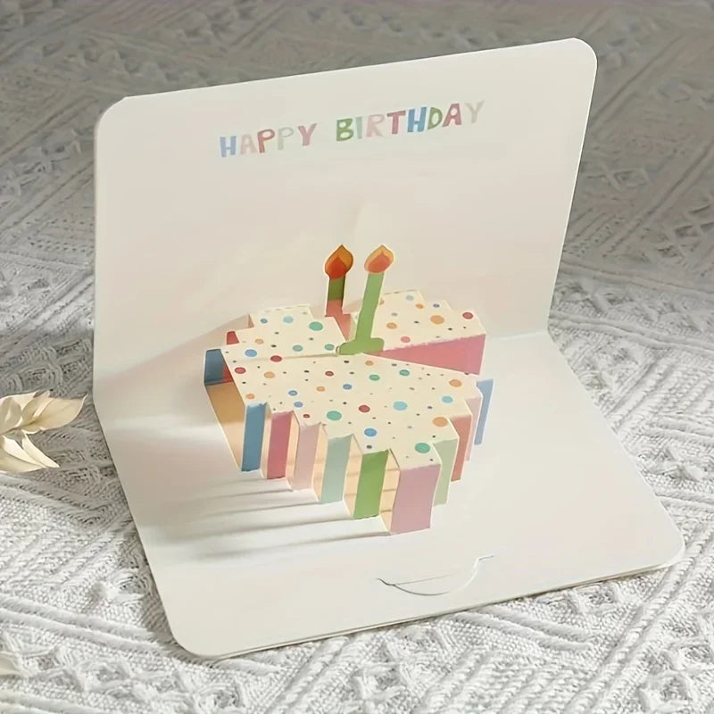 3D Pop-Up Birthday Card with Envelope