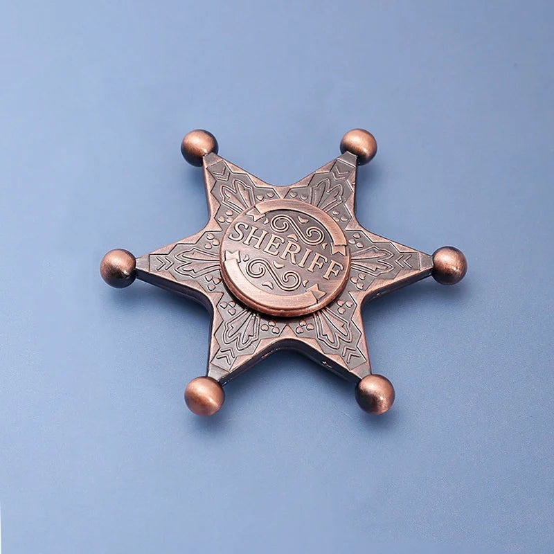 Hexagonal Metal Fidget Spinner for Stress Relief