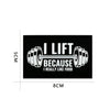 No Pain No Gain Tactical Embroidered Patch with Hook Backing