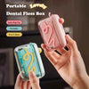Pop-Up Dental Floss Dispenser with Refillable Storage Case
