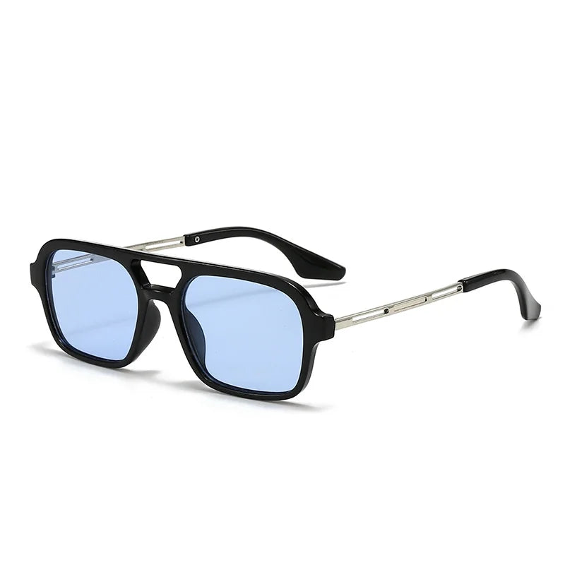 Vintage Metal Square Sunglasses