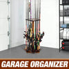 360° Rotating Fishing Rod Rack - Floor Stand Holds Up to 16 Rods