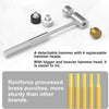 21-Piece Gunsmith Punch and Hammer Set with Bench Block