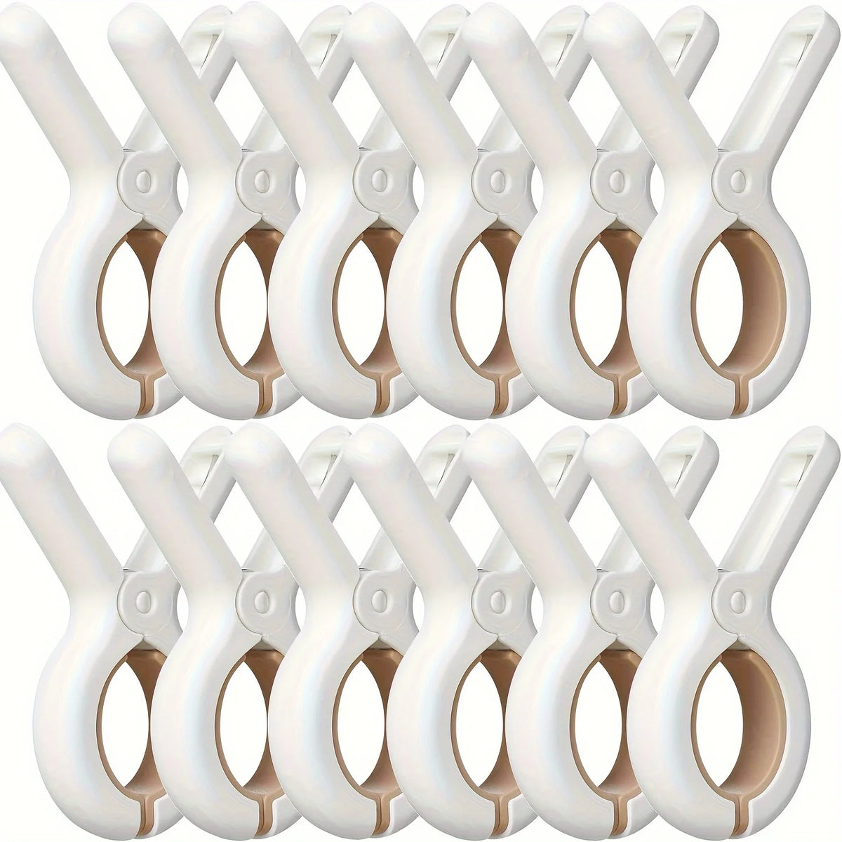 Heavy-Duty Plastic Laundry Clips for Towels, Quilts & More