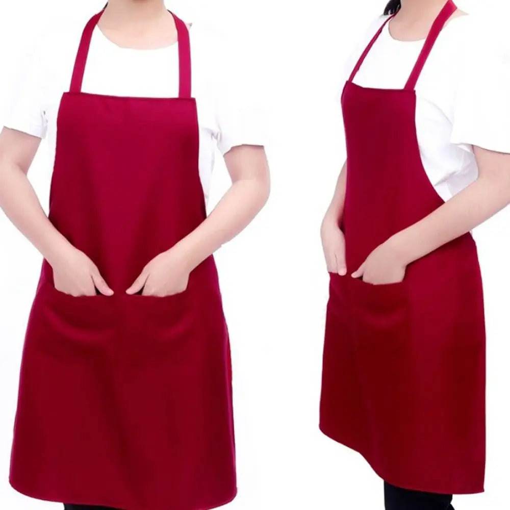 Waterproof PVC Chef Apron with Convenient Pockets