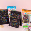Colorful Magic Scratch Art Book Set for Kids