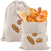 Reusable Linen Drawstring Bread Storage Bag