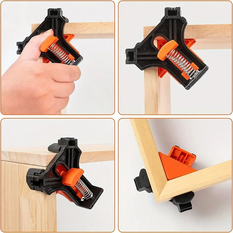 Einstellbare Eckspanner - 4er-Pack für Holzarbeiten & DIY