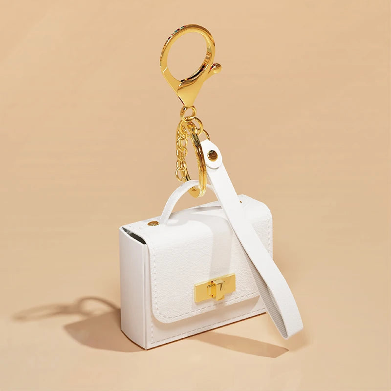 Mini PU Leather Bag Keychain & Coin Purse