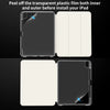 Clear Hard Back Case for iPad with Detachable Sliding Cover