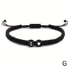 Personalized Alphabet Heart Bracelet