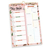 Weekly Meal Planner with Shopping List - 52 Tear-Off Sheets