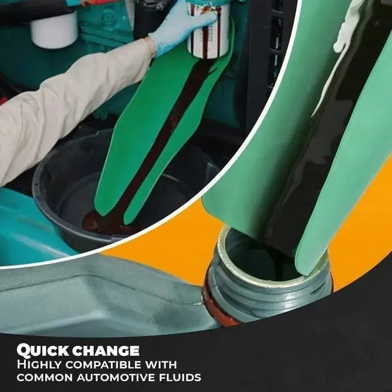 Foldable Flexible Oil Change Funnel and Fluid Guide Tool