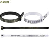 Plastic Ring Sizer Gauge for Accurate Finger Size Measurement