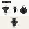 8mm Plastic Push Pin Rivets for Auto Fender and Bumper Repair