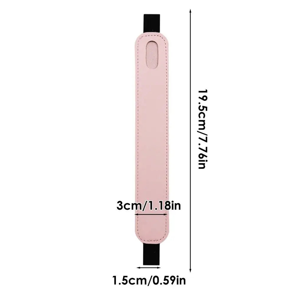 Leather Stylus Pen Sleeve with Elastic Band