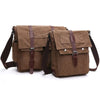 Vintage Canvas Messenger Bag for Men – Retro Crossbody Shoulder Bag