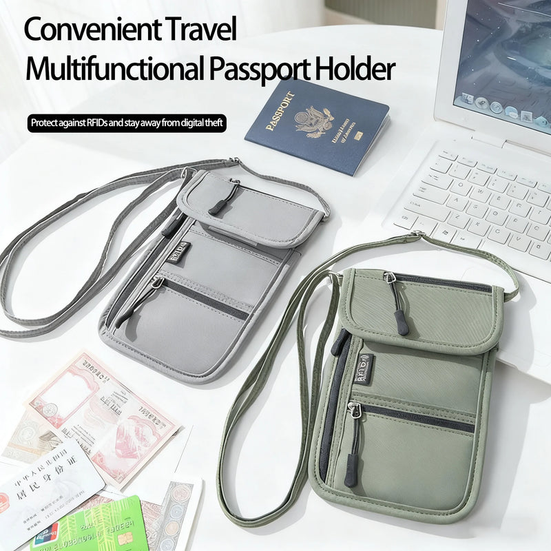 Porte-passeport de voyage anti-RFID