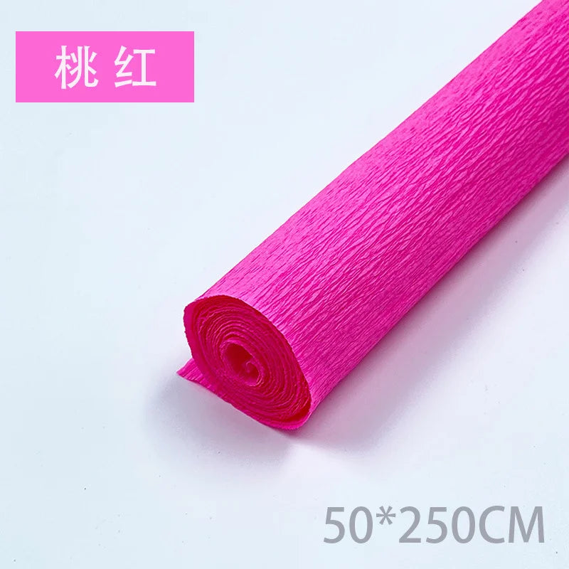 Handmade Crepe Paper Roll for DIY Paper Flowers