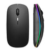 Souris sans fil ergonomique avec éclairage RGB