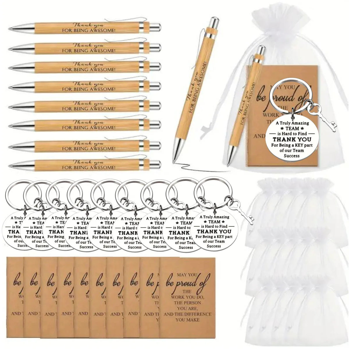 Bamboo Appreciation Pens and Keychains