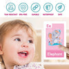 Montessori Learning Flash Cards Set - 58 Pieces for Early Education