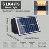 Dual-Direction Solar Wall Light