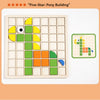 Wooden Shape & Color Mosaic Puzzle Set for Kids