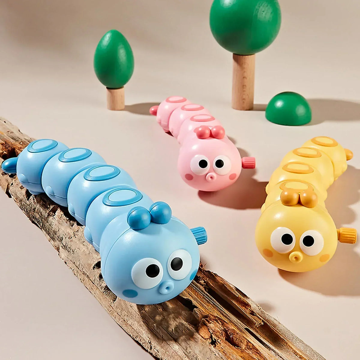 Wind-Up Crawling Caterpillar Toy for Kids
