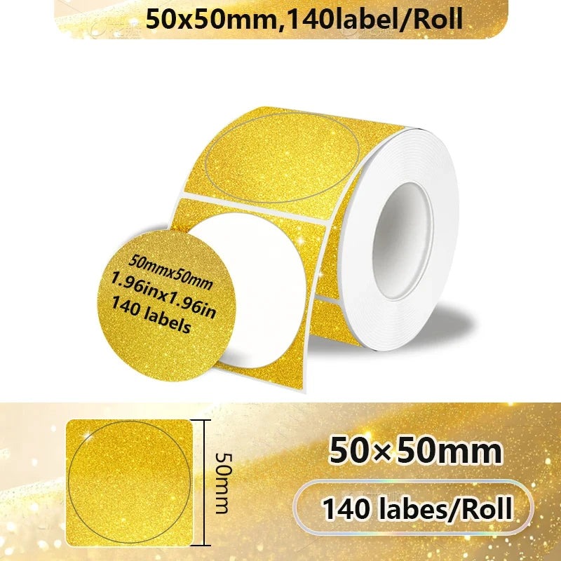 Self-Adhesive Thermal Label Rolls for Mini Printers