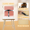 Toddler Booster Seat with Memory Foam Cushion and Safety Belts