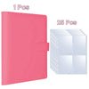 A5 PU Leather Photo & Card Organizer Binder with 4-Pocket Sleeves