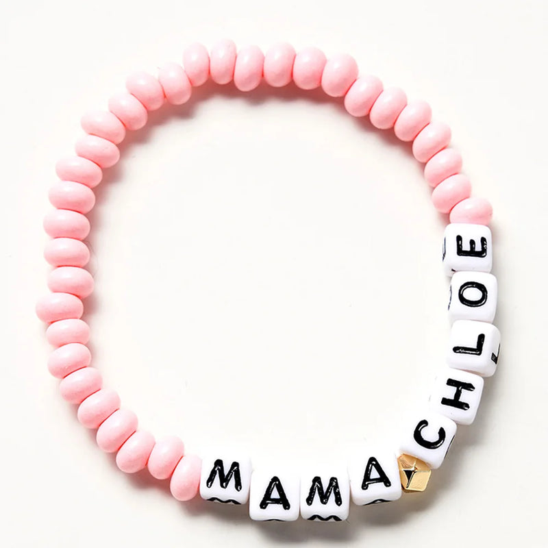 Bracelet de perles d'abaque personnalisé