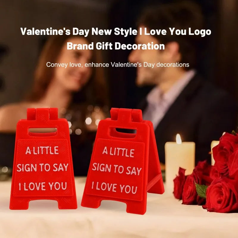 Mini Love Sign Desktop Decoration for Valentine's Day