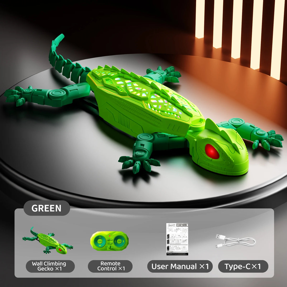 Remote Control Gecko Toy That Climbs Walls and Ceilings