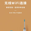 An HD visual ear cleaner device is shown next to a smartphone, demonstrating its use for cleaning ears.