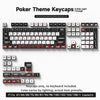 Poker Four-Sided Backlight Keycaps Set - 132 Keys PBT+PC Double-Shot for MX Switches