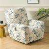 Printed Recliner Cover with Side Pocket — 4-Piece Set