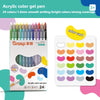 Acrylic Gel Pen Set with Sliding Tray